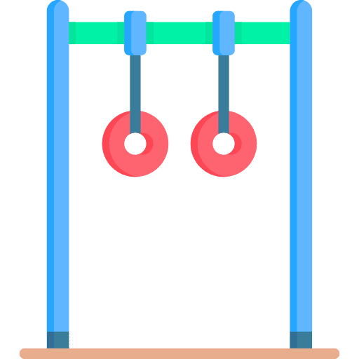 Rings olympic entertainment gymnastic rings icon