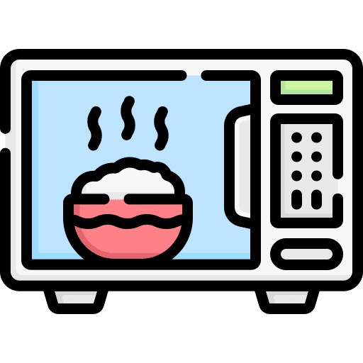 Microwave oven electronics food icon