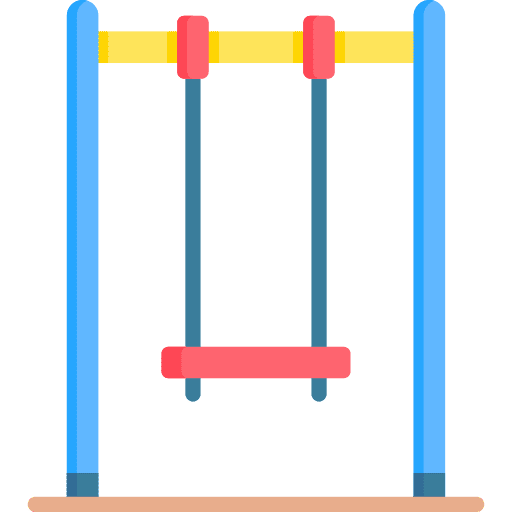 Swing leisure swing playground icon