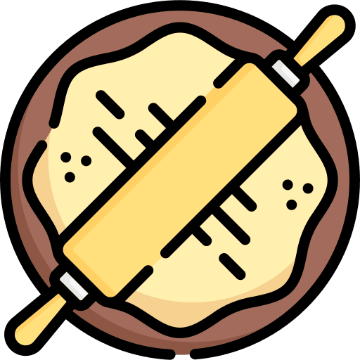 Dough dough kitchen utensils food and restaurant icon