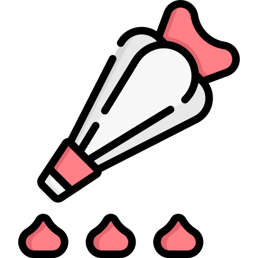 Pastry bag food and restaurant kitchen utensils utensil icon