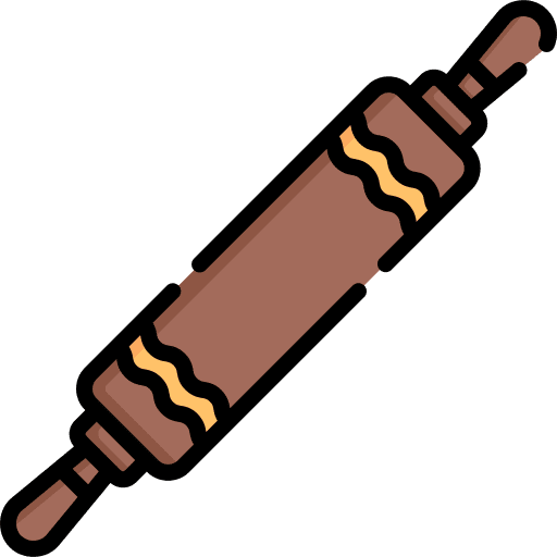 Rolling pin kitchenware kitchen utensils kitchen icon
