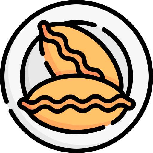 Pie dessert pastry food and restaurant icon