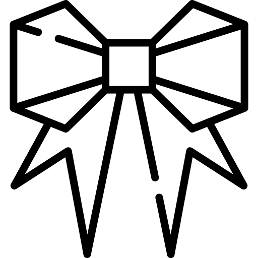 Bow art and design craft art icon