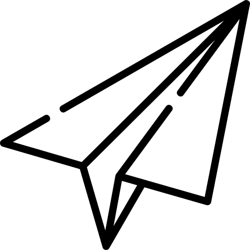 Plane communications art and design craft icon