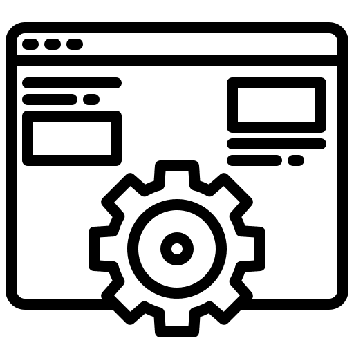 Setting cog setting gear icon