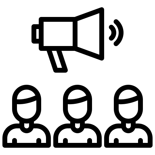 People marketing people customer icon