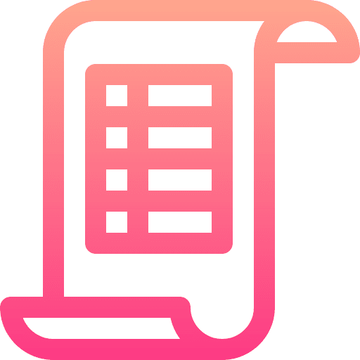 Receipt business ticket payment icon