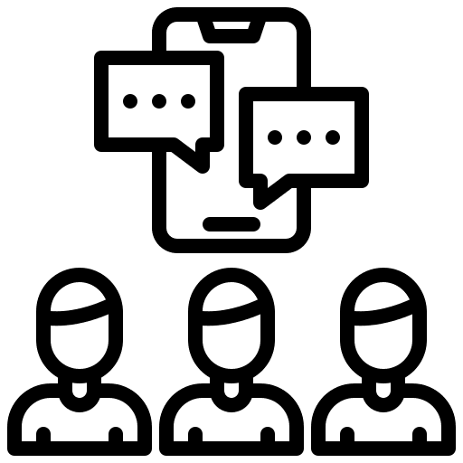 Teamwork team members group icon