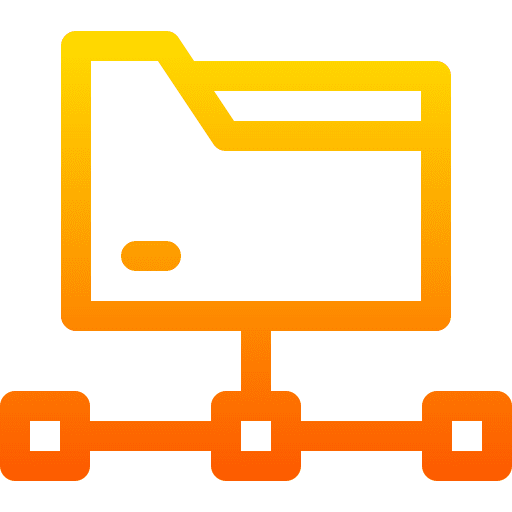 Folder materials storage data storage icon