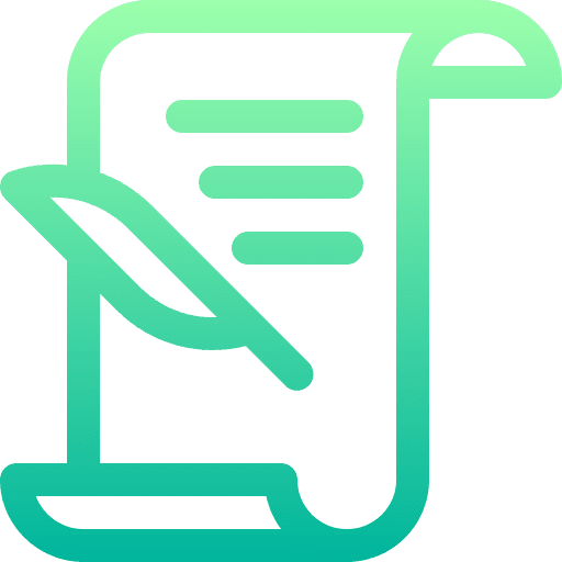 Quill history old paper old scroll icon