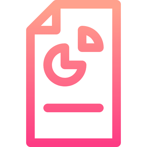 Pie chart correct pie chart file icon