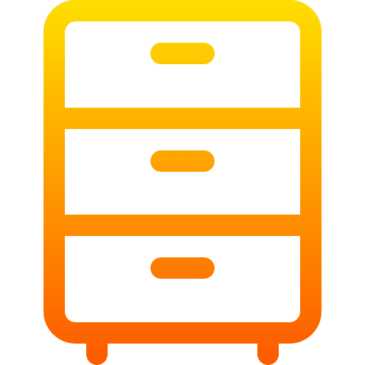 Cabinet storage office material furniture and household icon