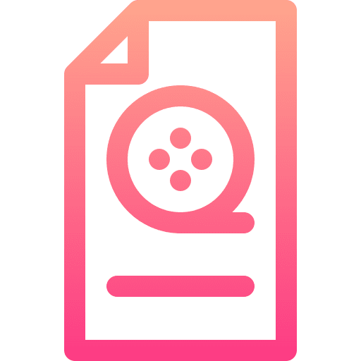 Mov file mov video format icon