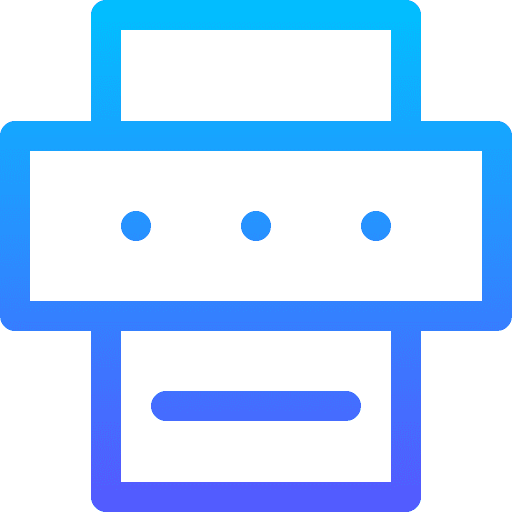 Printer ui printing electronics icon