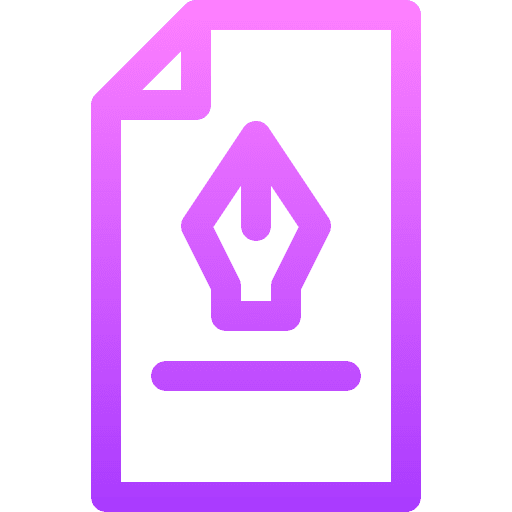 Vector edit document pencil icon