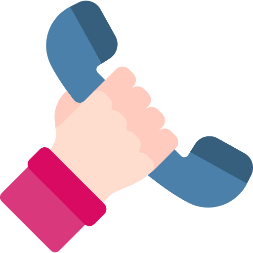 Telephone pick up communications telephone icon