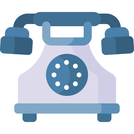 Telephone telephone phone set vintage icon