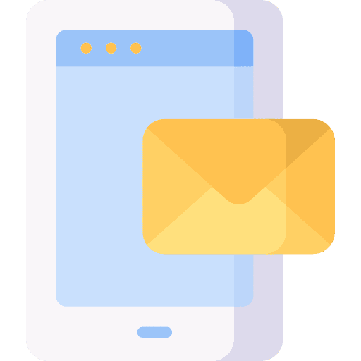 Mail mail smartphone cellphone icon