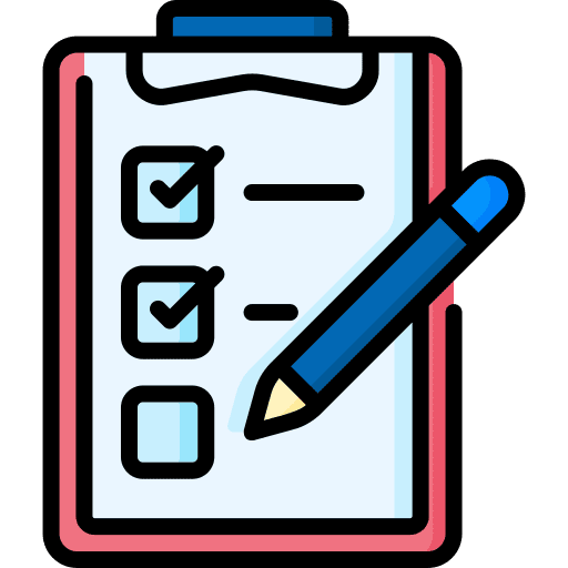 Checklist follow up checklist appraisal icon