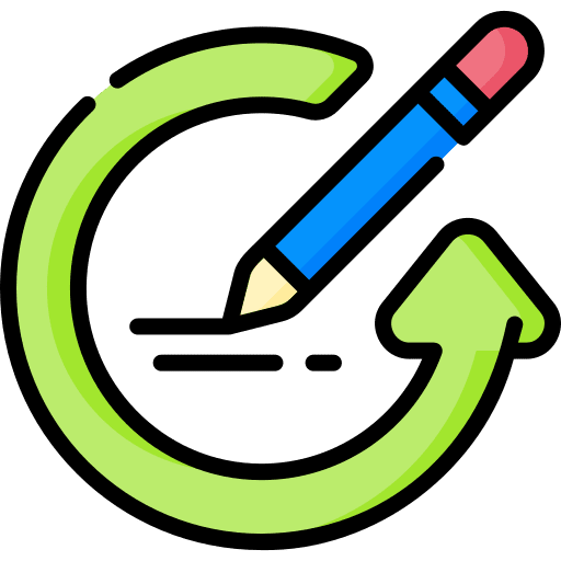 Revision review revision writing icon