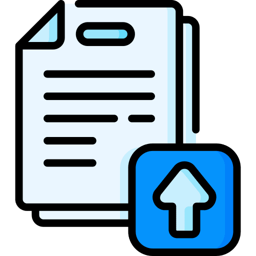 Submit submit archive computer icon