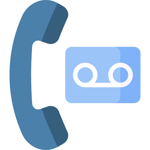Voice recorder communications phone record icon