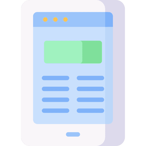 Website internet smartphone browser icon