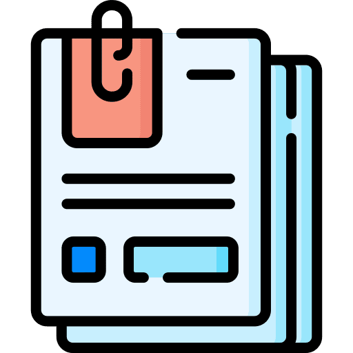File paper clip files and folders attach icon