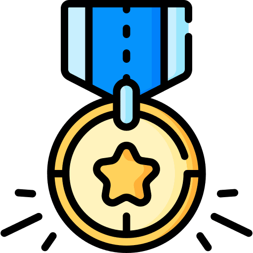 Medal star award medal icon