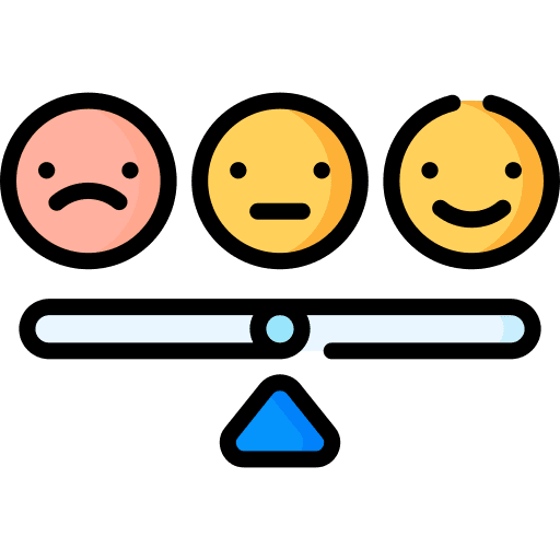 Satisfaction scale meter ui satisfaction icon