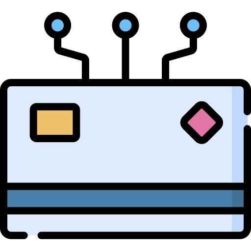 Credit card digital money business digital currency icon