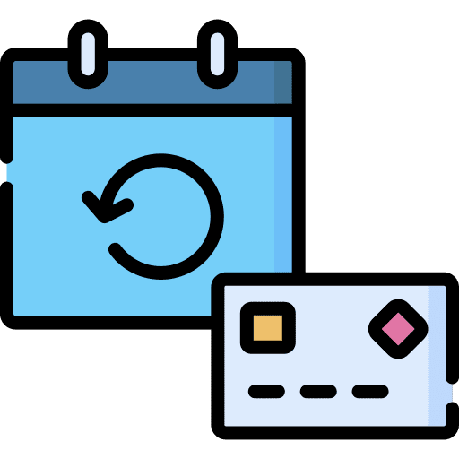 Recurring payment recurring payment circular arrow business and finance icon