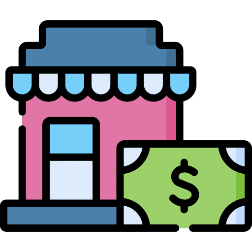 Payment business and finance building payment icon