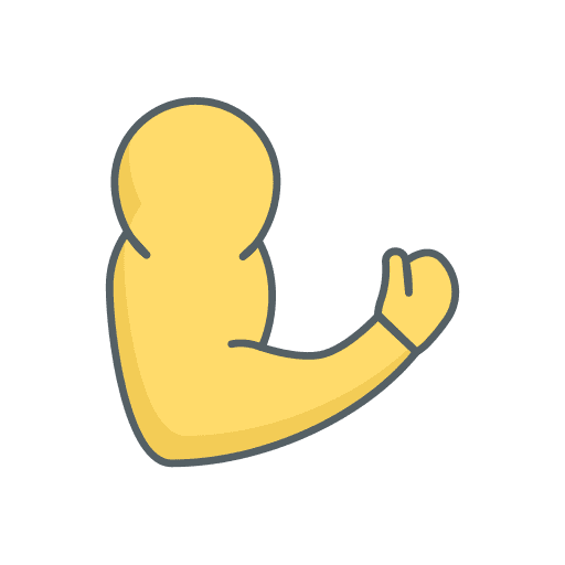 Muscle strenght muscle strong icon