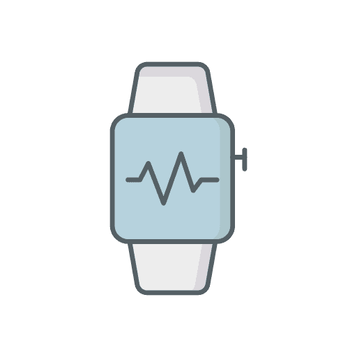 Smartwatch heart rate electronics smartwatch icon