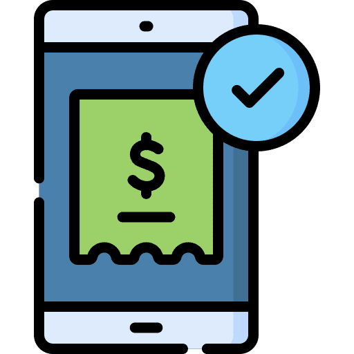 Verified business and finance security payment icon