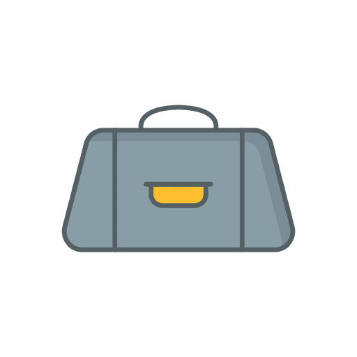 Handbag suitcase travel briefcase icon