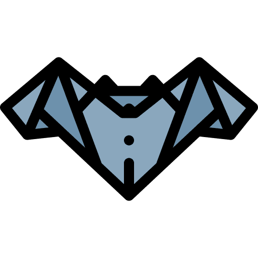 Bat art hobbies and free time paper icon