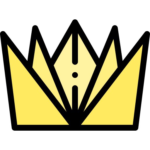 Crown hobbies hobbies and free time paper icon