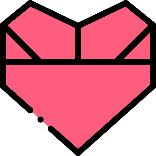 Heart figures hobbies art icon