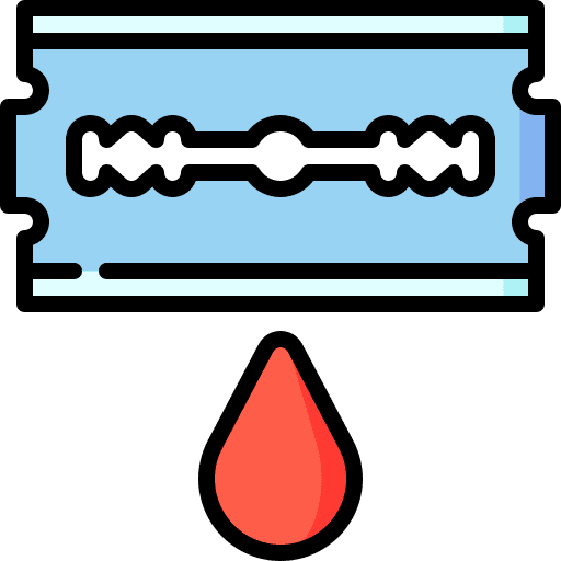 Genital mutilation female razor blade genital mutilation icon