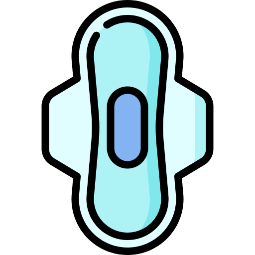 Pad menstrual cycle sanitary menstruation icon
