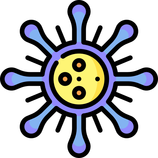 Sti virus std healthcare and medical cells icon