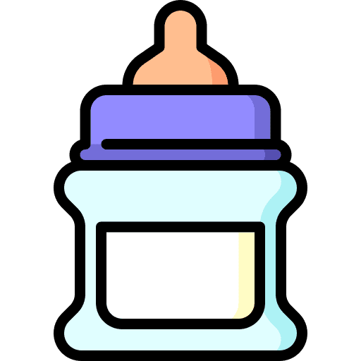 Baby bottle baby feeder feeding bottle milk bottle icon