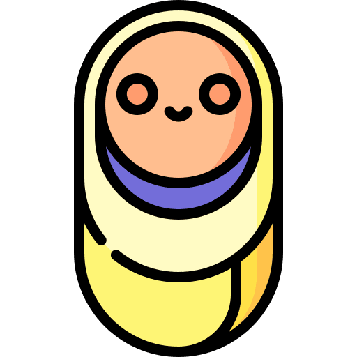 Baby child newborn baby icon