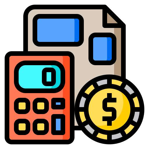 Account income art and design business and finance icon