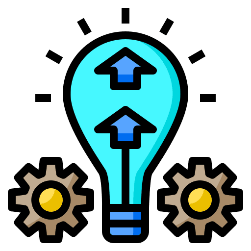 Branding thinking creativity planning icon