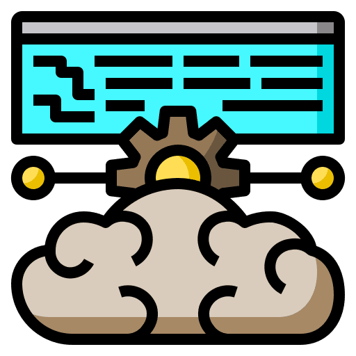 Programing coding brain programing icon