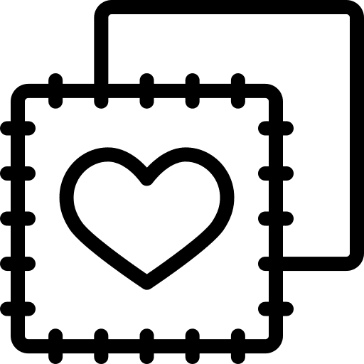 Fabric weave hobbies and free time decorative textile icon